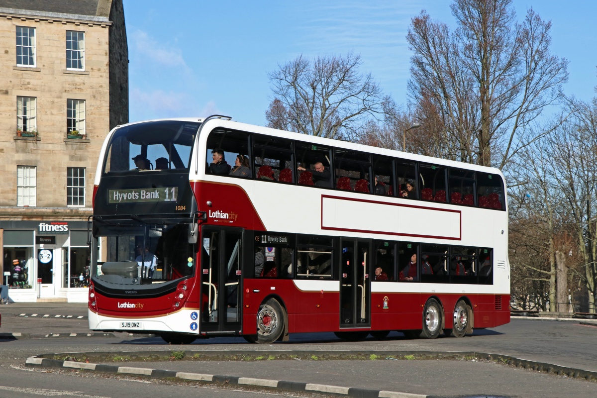 Scotland Bus Vintage Image Of Scottish Buses Editorial Photo Image   Lothian Bus Flowbird 